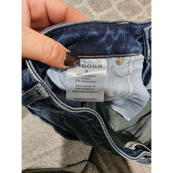 Vigoss Jeans Crop Women’s Size 2 Skinny Dark Wash Stretch Mid Rise - Picture 3 of 8